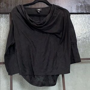 Mossimo black 3/4 length shirt